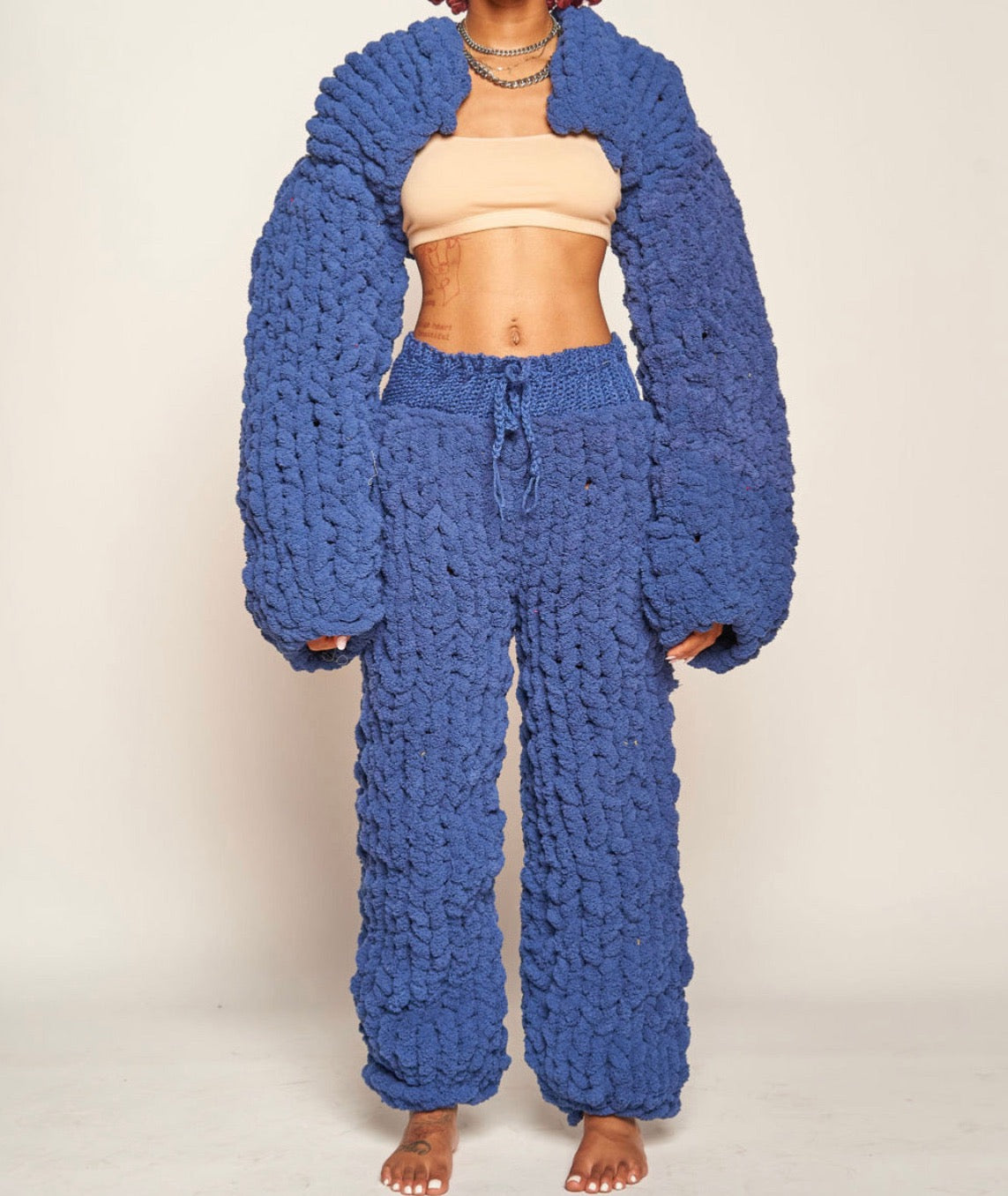 OG COZY BLUE CROP – House Of Chelsea B