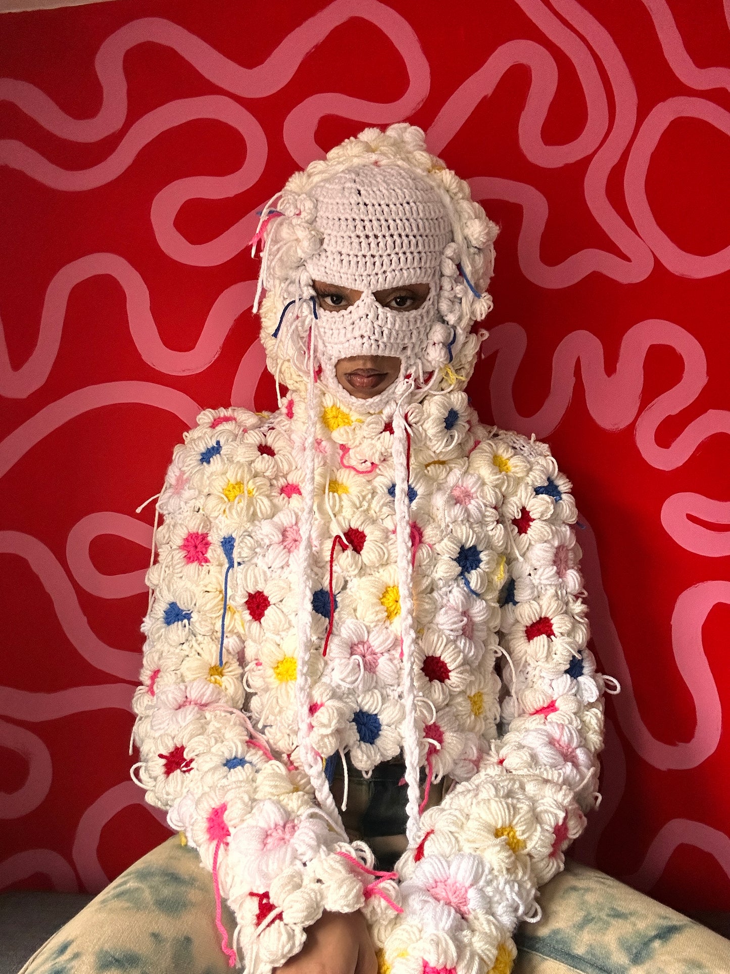 BLOSSOM CROCHET HOODIE